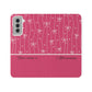 Personalized Pink Bow Coquette Flip iPhone and Samsumg Case — Custom Name or Affirmation Wallet Cover