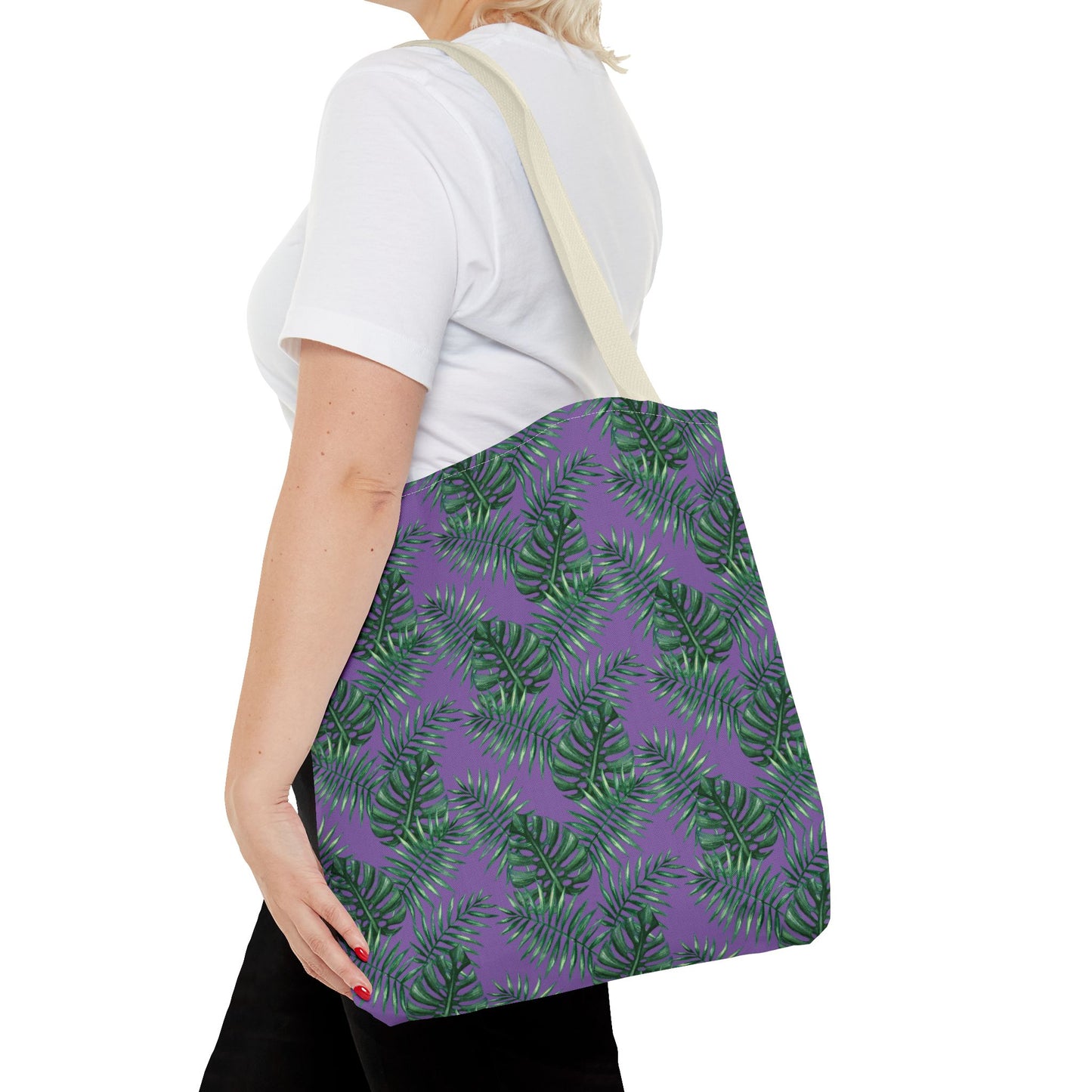 Purple Tropical Bliss Tote Bag