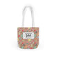 Personalized Brown Doodle Daydream Composition Book Inspired Canvas Tote Bag with Colorful Straps, Cute School Bag, Eco-Friendly Tote, Back to School Shopping Bag, Teacher Gift Idea