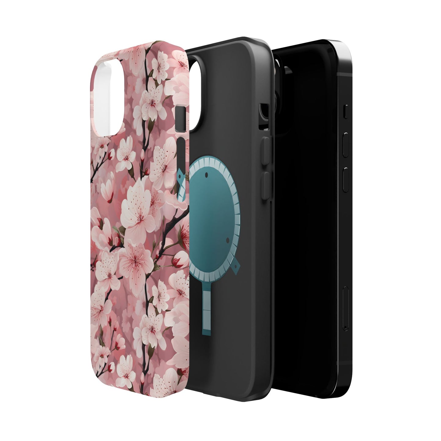 Cherry Blossom Magnetic Tough iPhone Cases