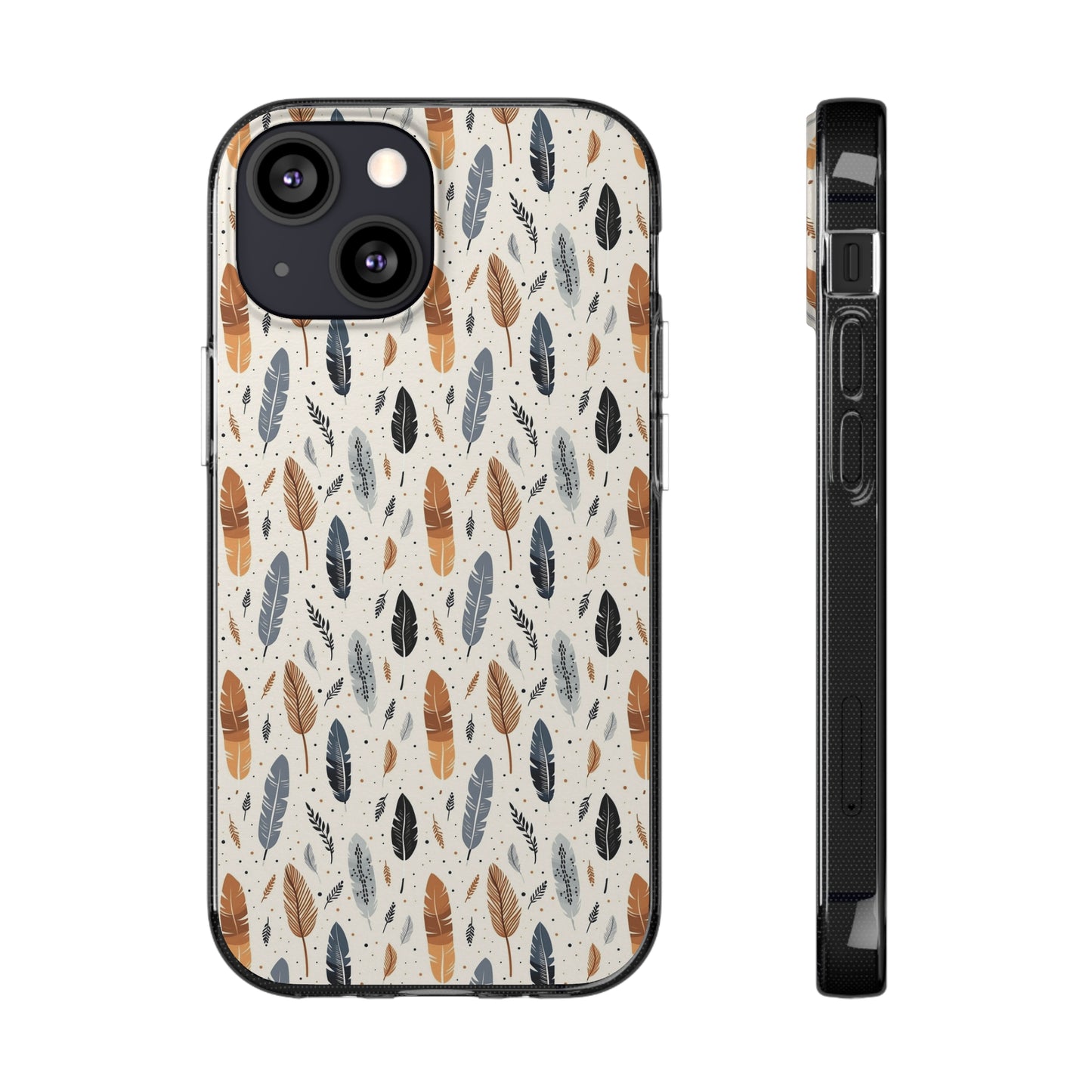 Whispering Feathers Soft iPhone, Google and Samsung Cases