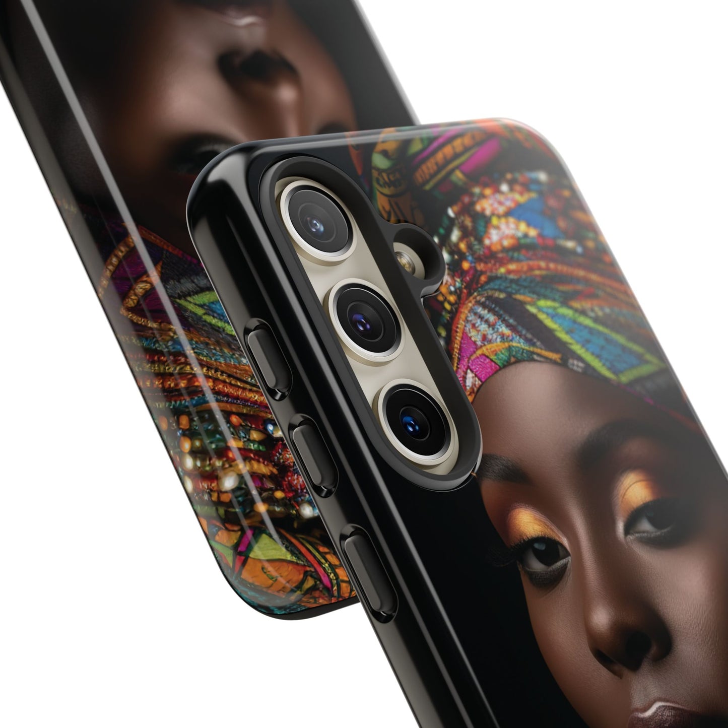 Regal Reflections: African Majesty iPhone, Samsung and Google Tough Phone Cases.