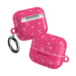 Personalized Pink Bow Coquette AirPod Cases — Custom Name Protective Cover