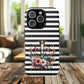 Striped in His Glory iPhone Case, Tough Magnetic Phone Protector, MagSafe iPhone Cover, Durable Case for Everyday Use, Gift for Nature Lovers, Vibrant Design.