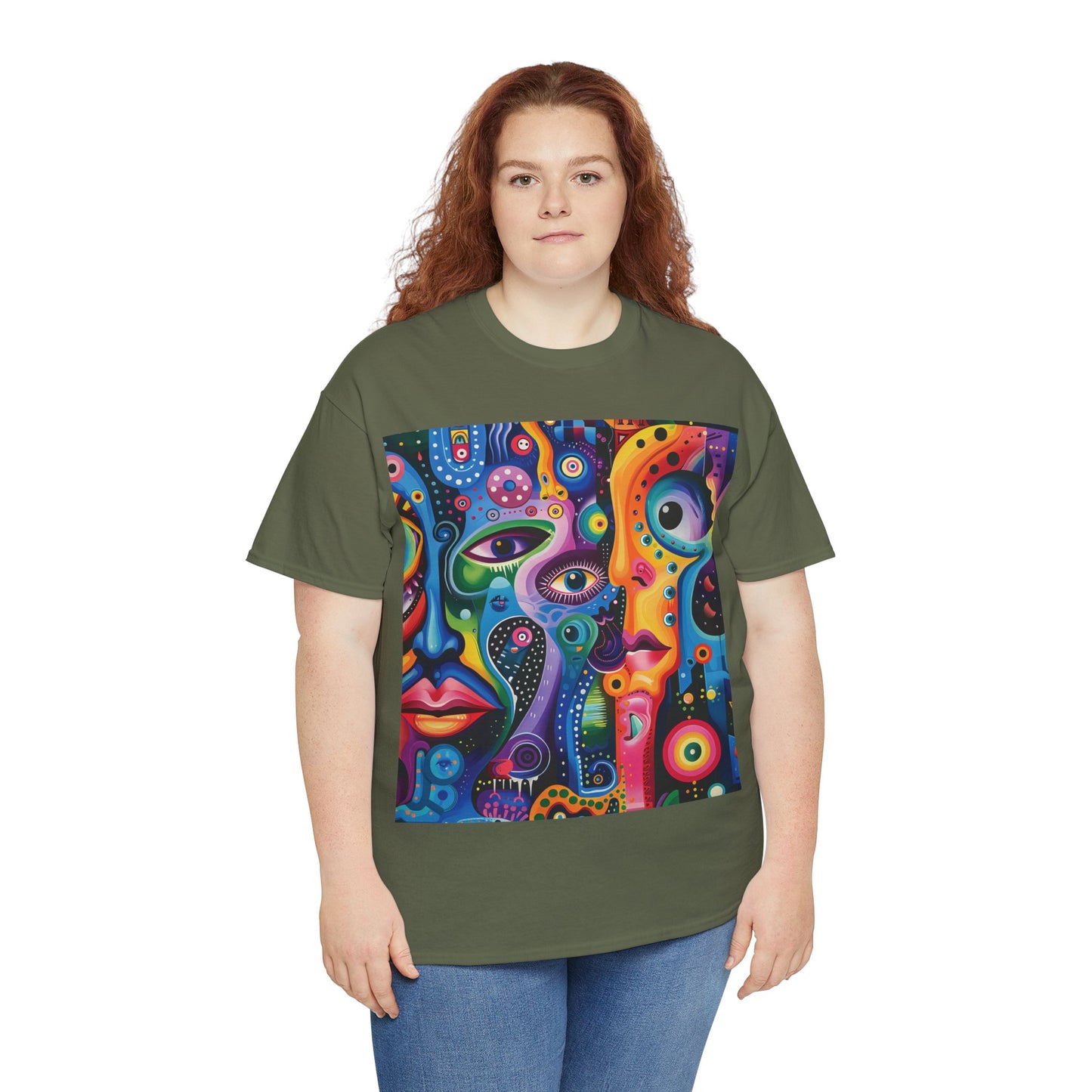 Psychedelic Visions Unisex Heavy Cotton Tee