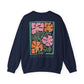 "All-Around Beauty" Unisex Floral Crewneck Sweatshirt