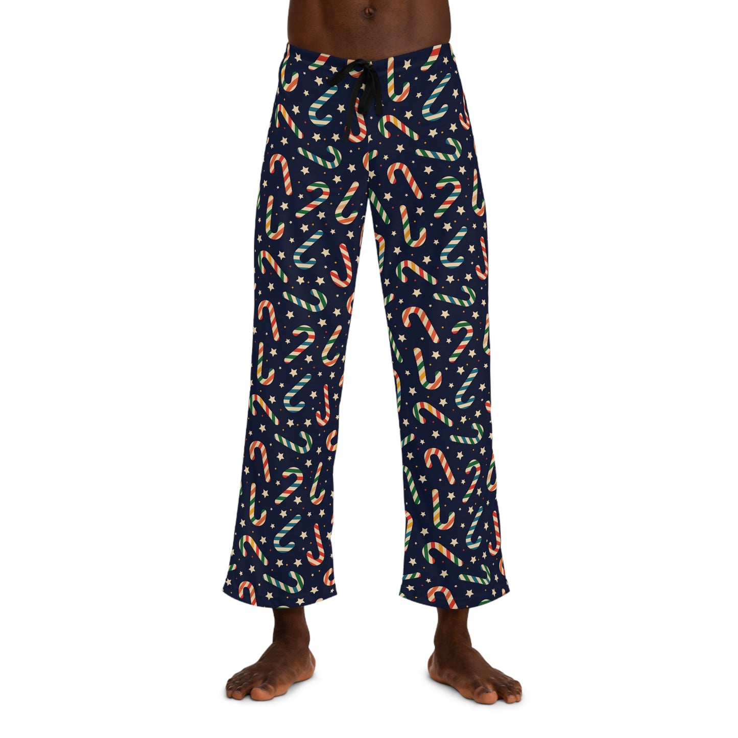 Candy Cane Dreams Men's Pajama Pants (AOP)