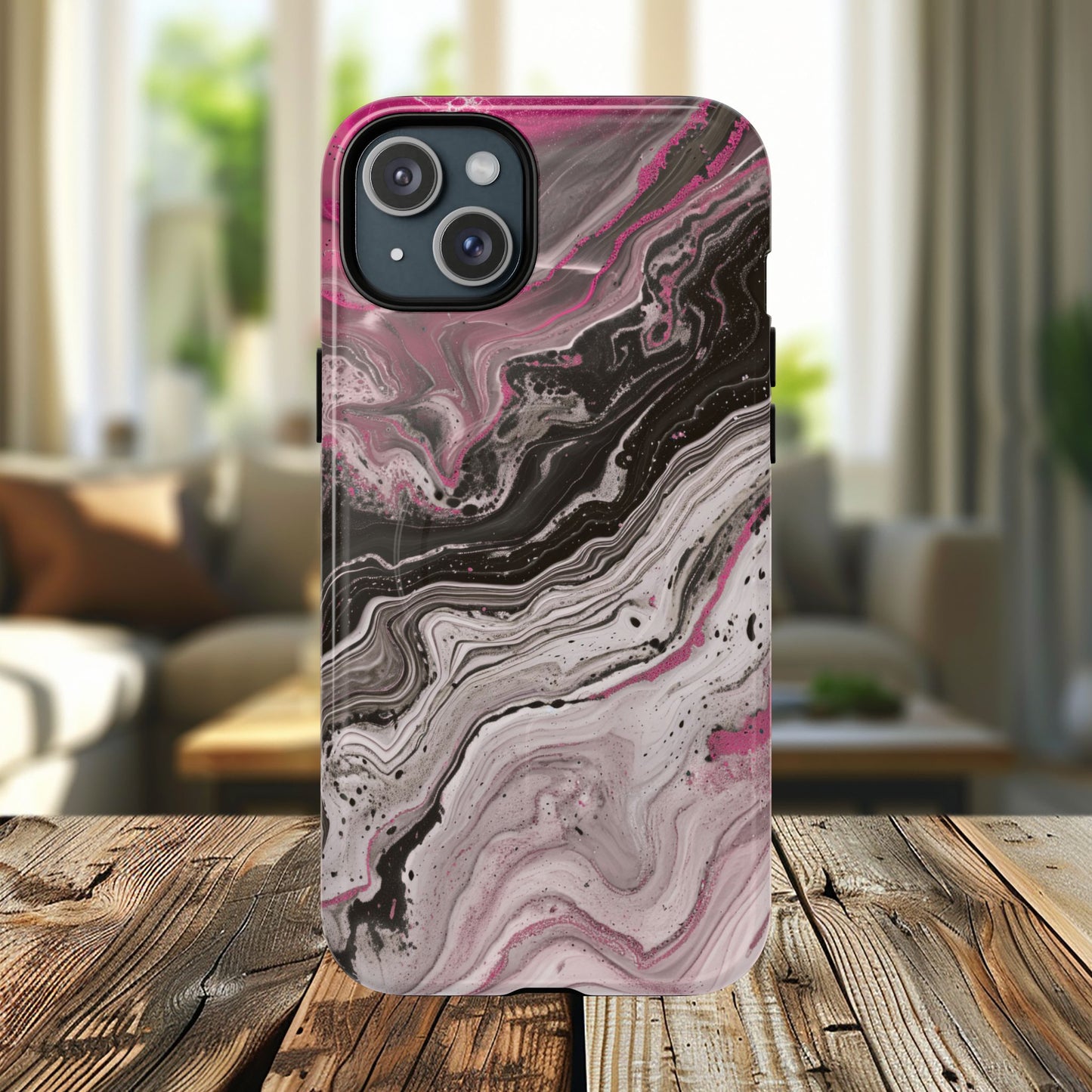 Stylish Magnetic iPhone Cases for Tough Protection, Trendy iPhone Covers, Gift for Teens, Modern Tech Accessories, Marble iPhone Design Cases
