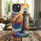 Vibrant Lighthouse Magnetic iPhone Case, Durable Protection for Everyday Adventure, Gift for Nature Lovers, Colorful iPhone Cover