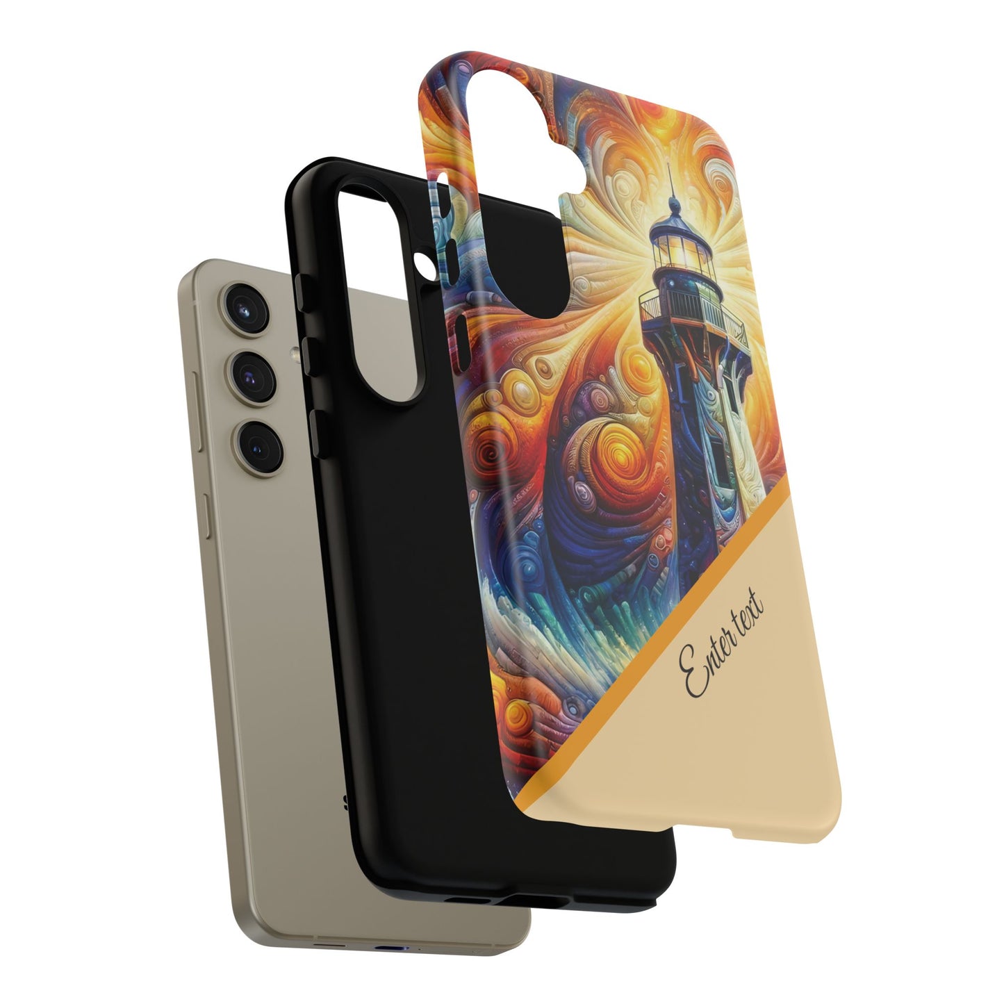 Personalized Cosmic Beacon Tough Samsung and Google Phone Cases