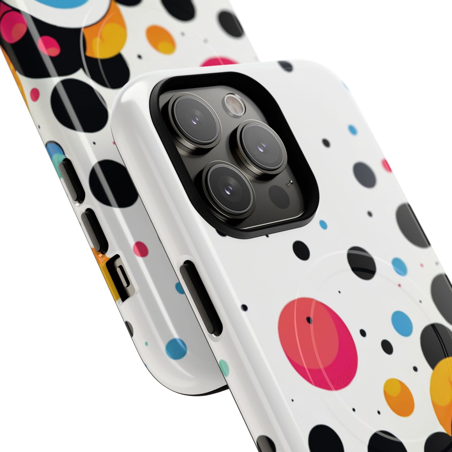 Vibrant Bubble Bloom Galaxy Magnetic iPhone Cases, Artistic Protection for Your Device, Gift for Tech Lovers, Colorful Designs, Unique iPhone Accessories