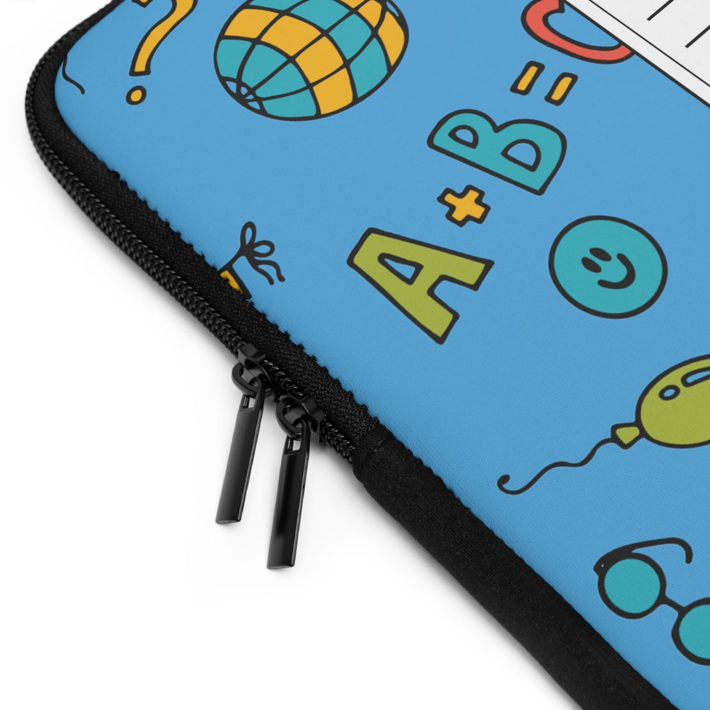 Personalized Classroom Couture Laptop Sleeve with Composition Book Inspired Design, Customizable Tech Case, School Supplies, Gift for Students, College Essentials, Back to School