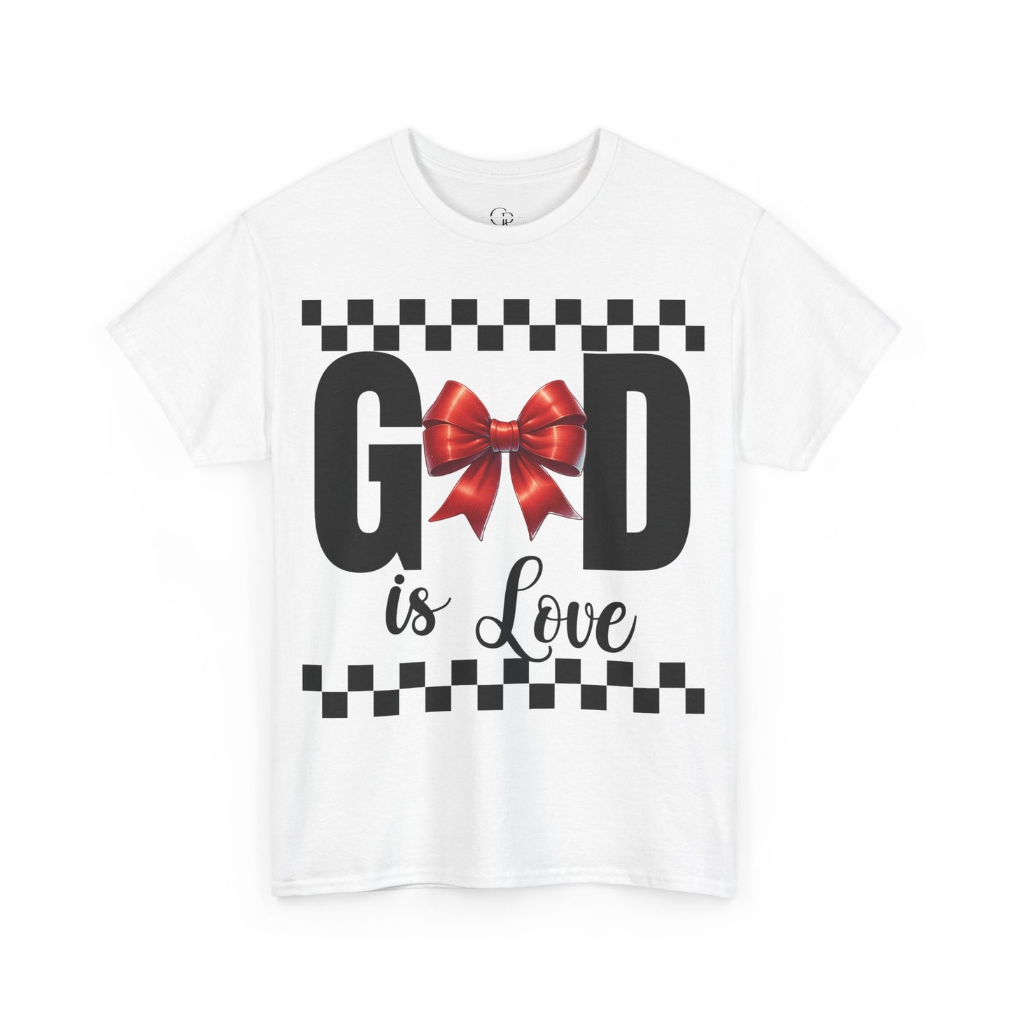 GOD is LOVE Charm Unisex Heavy Gildan Cotton Tee.