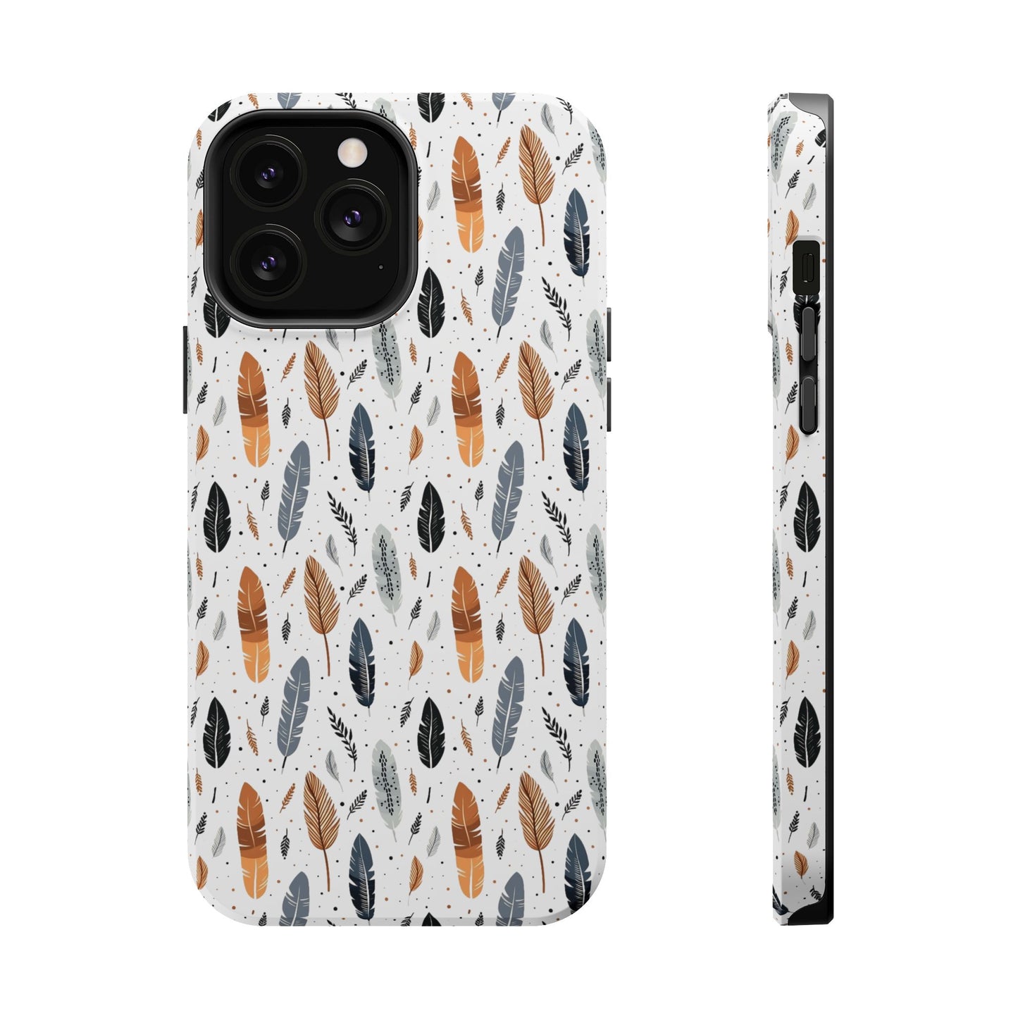 Whispering Feathers Magnetic Tough iPhone Cases