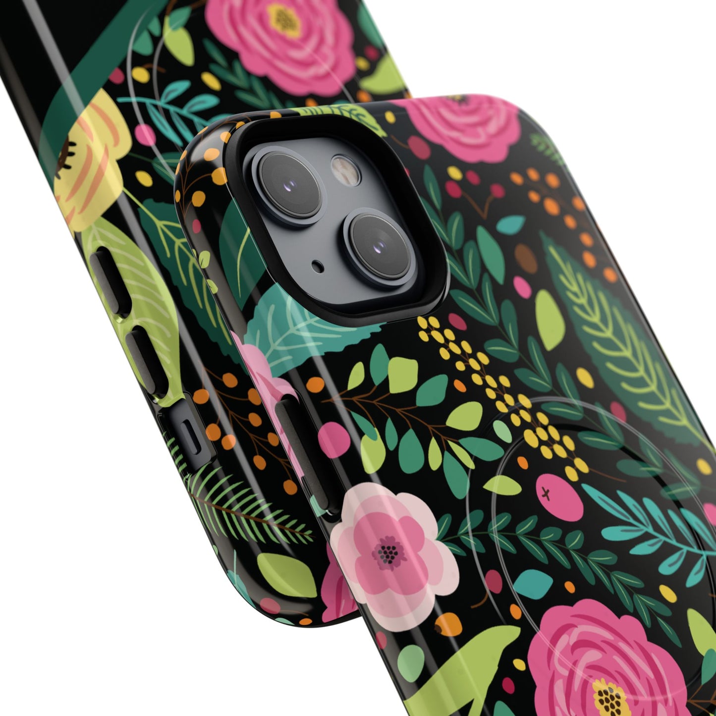Personalized Floral Fantasy Tough Magnetic iPhone Cases- a Gift for Gardeners, Mother's Day, Birthday Gift, Anniversary Gift, Presents
