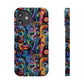 Psychedelic Visions Slim iPhone Case - Vibrant Design for Artistic Souls