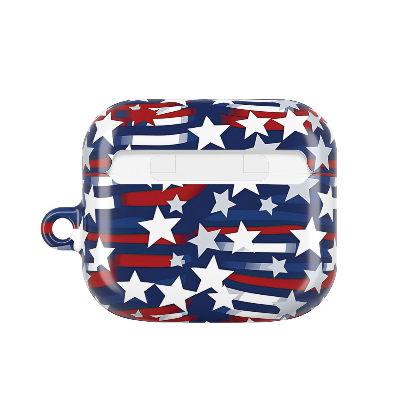 Patriotic Waves AirPod Case – Stars & Stripes Design, Mother’s, Father’s Day Gifts, Anniversary Gifts.