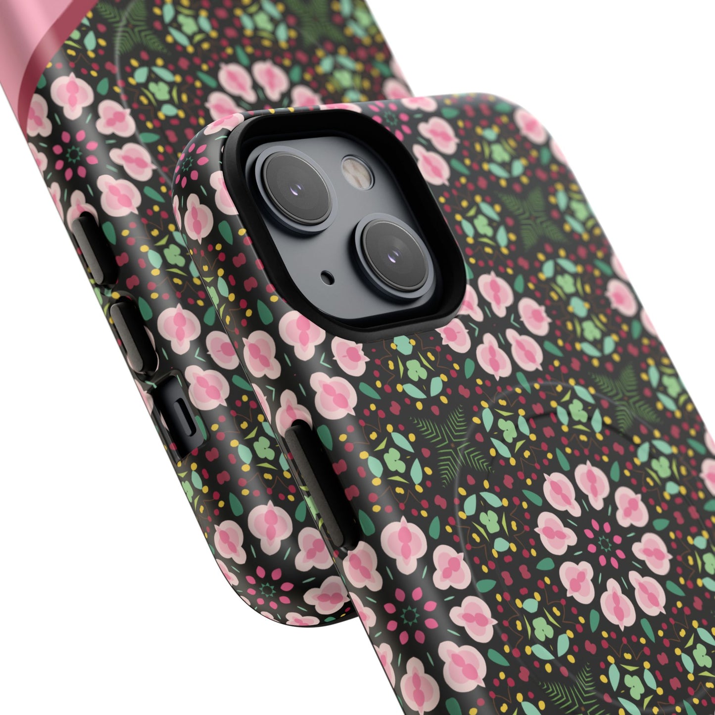 Personalized Twilight Petal Tapestry Floral Tough Magnetic MagSafe® iPhone Case, Durable iPhone Protector, Unique Gift for Her, Stylish Tech Accessories.