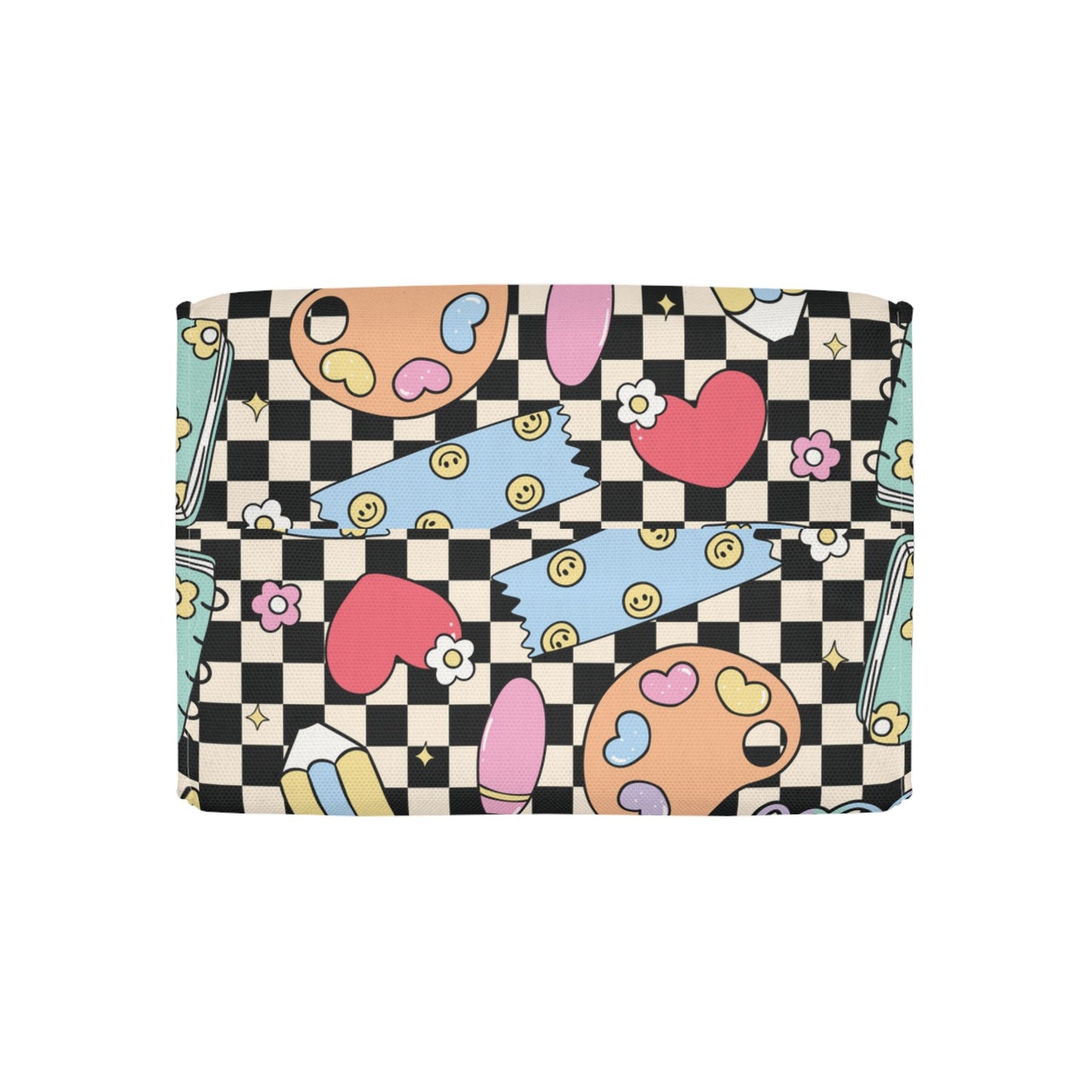 Custom Black Doodle Daydream Composition Book Inspired Stylish Polyester Lunch Box for Kids - Perfect for School, Picnics, or Snacks | Personalized ABC Design, Back to School, Family [...]