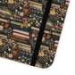 Book Stack Floral Flip iPhone and Samsung Phone Case — Vintage Library Wallet Cover.