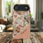 Persoonalized Vintage Book Lover's Tough Magnetic iPhone Case, Literary Gifts, Floral Design, Bookish Aesthetic, Unique Gift for Readers, Protective Case