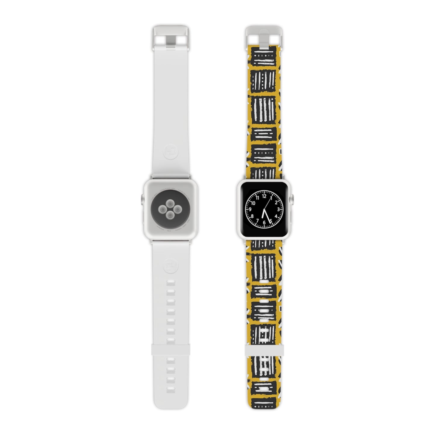 Tribal Vibes Stylish Apple Watch Band – Modern Geometric Design.