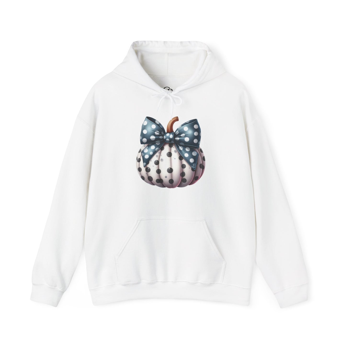 Polka Dot Pumpkin Charm Unisex Heavy Blend™ Hooded Sweatshirt