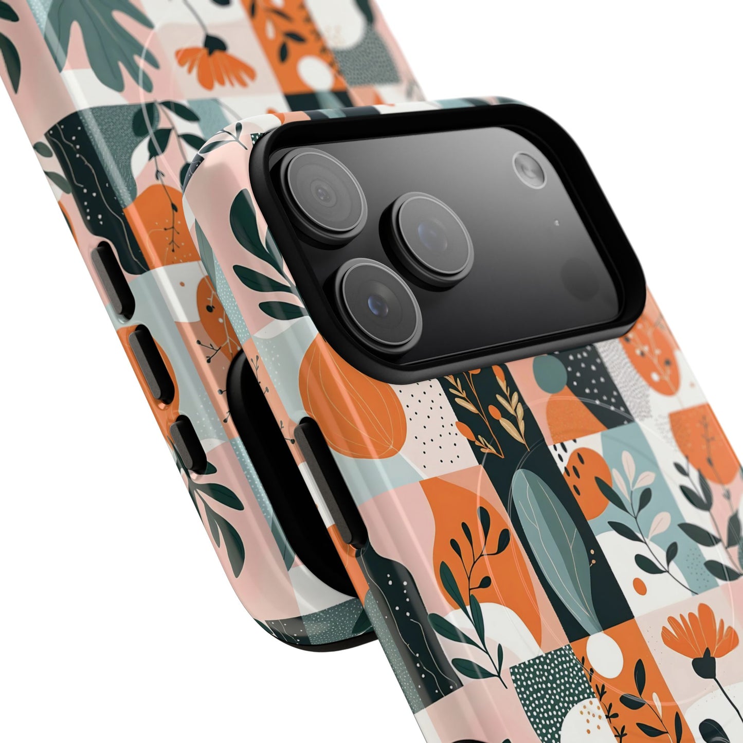 Botanical Bliss Tough Magnetic Phone Case, Durable Phone Cover, Gift for Her, Stylish Tech Accessory, Fall Vibes, Trendy Mobile Case