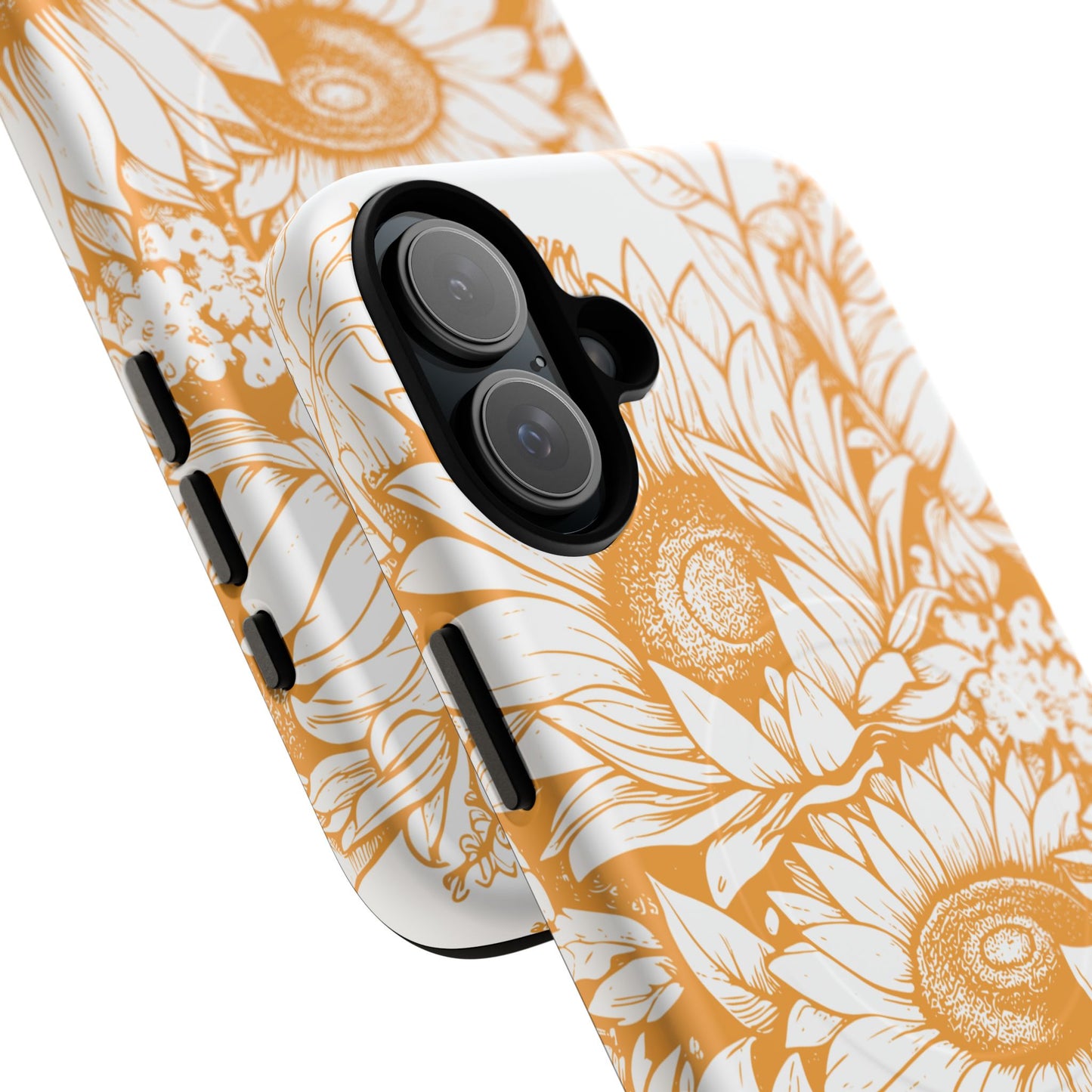 Loved John 3:16, Inspirational Gift, Tough iPhone Magnetic Case Scripture, Sunflower Bible Verse, MagSafe® iPhone® Tough Case, iPhone 14, iPhone 15, iPhone 16, Pro, Pro Max, Plus