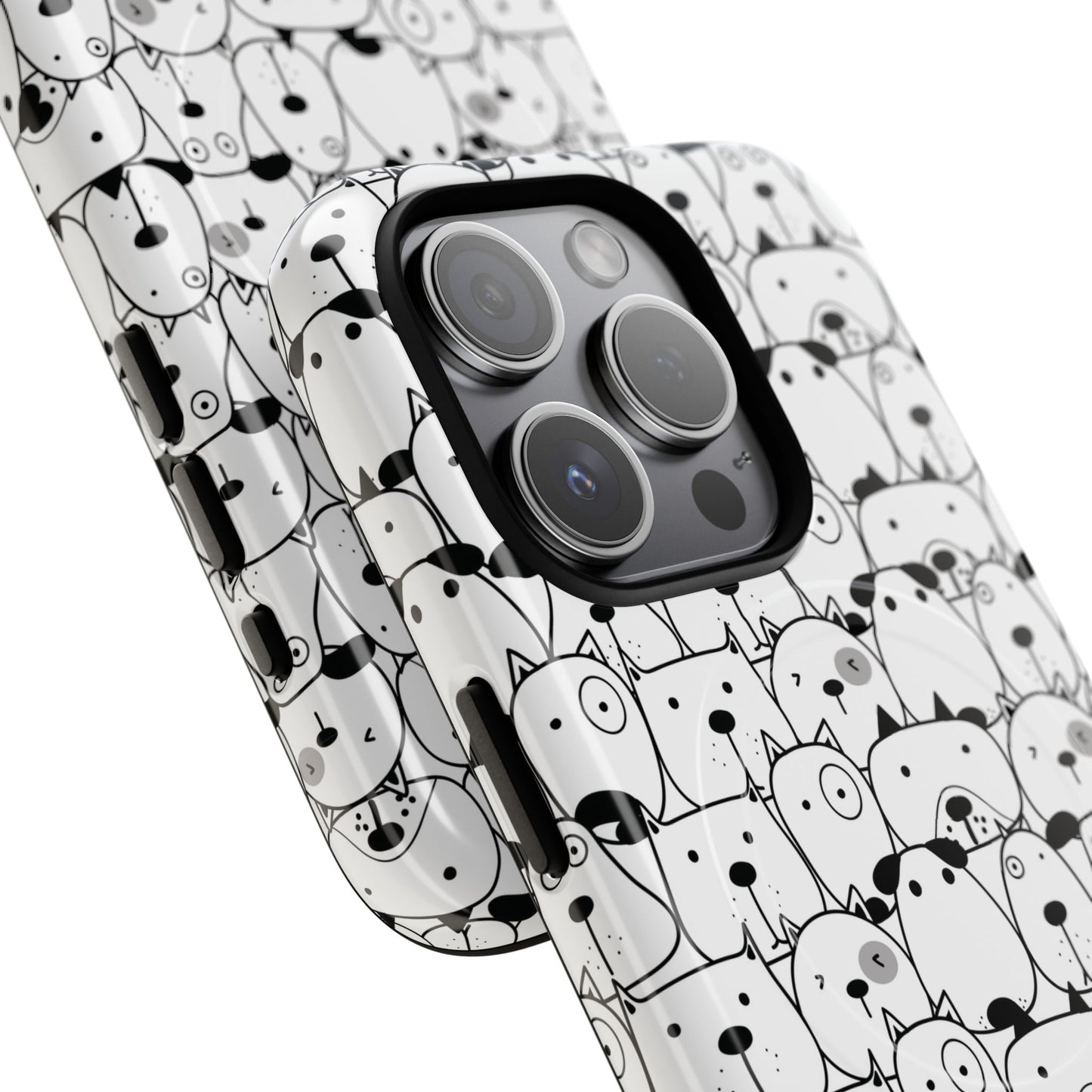 Cute Animal Pattern Phone Case, Tough Magnetic Cases for Pet Lovers, Gifts for Birthday, Holiday, Cute Accessories, Phone Covers