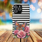 Butterfly & Roses Tough iPhone Magnetic Case, Floral iPhone Cover, Nature-Inspired, Gift for Her, Trendy Accessories