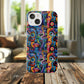 Psychedelic Visions Flexi iPhone and Samsung Case - Colorful Abstract Design.