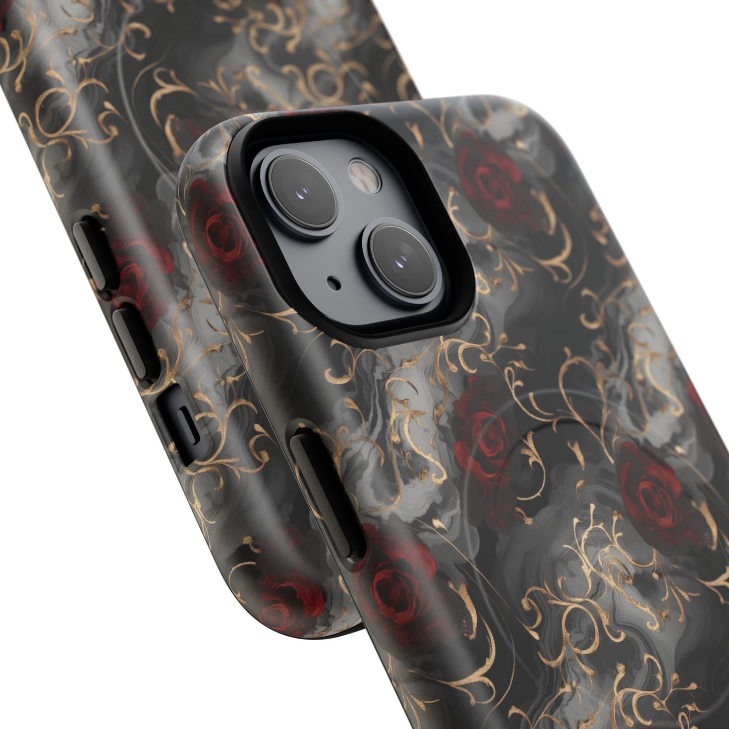 Elegant Floral Tough iPhone Magnetic Cases, iPhone Protection, Unique iPhone Covers, Stylish Mobile Accessories, Gift for Her