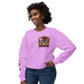 Faithful Harvest Cross Unisex Lightweight Crewneck Sweatshirt