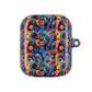 Psychedelic Visions Colorful Artistic AirPod Case - Unique Design for Music Lovers