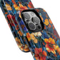 Cathedral Petals Tough Magnetic iPhone Case, Durable, Stylish, Unique Floral Design, Gifts for Her, Birthday, Everyday Use, Stained Glass iPhone Case.