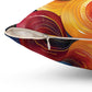Cosmic Swirl Spun Polyester Square Pillow