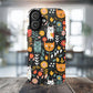 Whimsical Feline Garden iPhone, Samsung or Google Pixel Tough Cases