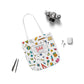 Personalized Classroom Couture Composition Book Inspired Canvas Tote Bag with Colorful Straps, Cute School Bag, Eco-Friendly Tote, Back to School Shopping Bag, Teacher Gift Idea