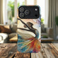 Artistic iPhone Case with Dancer Design, Tough Magnetic Case, Unique Gift for Dancers, Colorful iPhone Cover, Stylish Accessory.