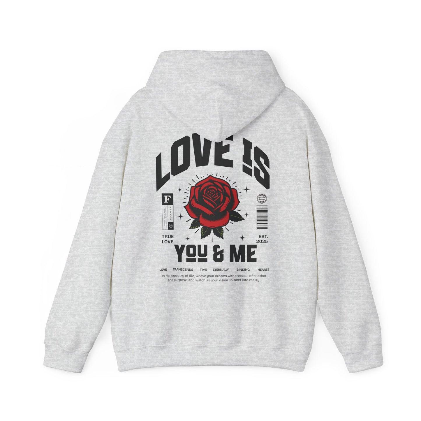 You and Me Unisex Gildan Hoodie Sweatshirt