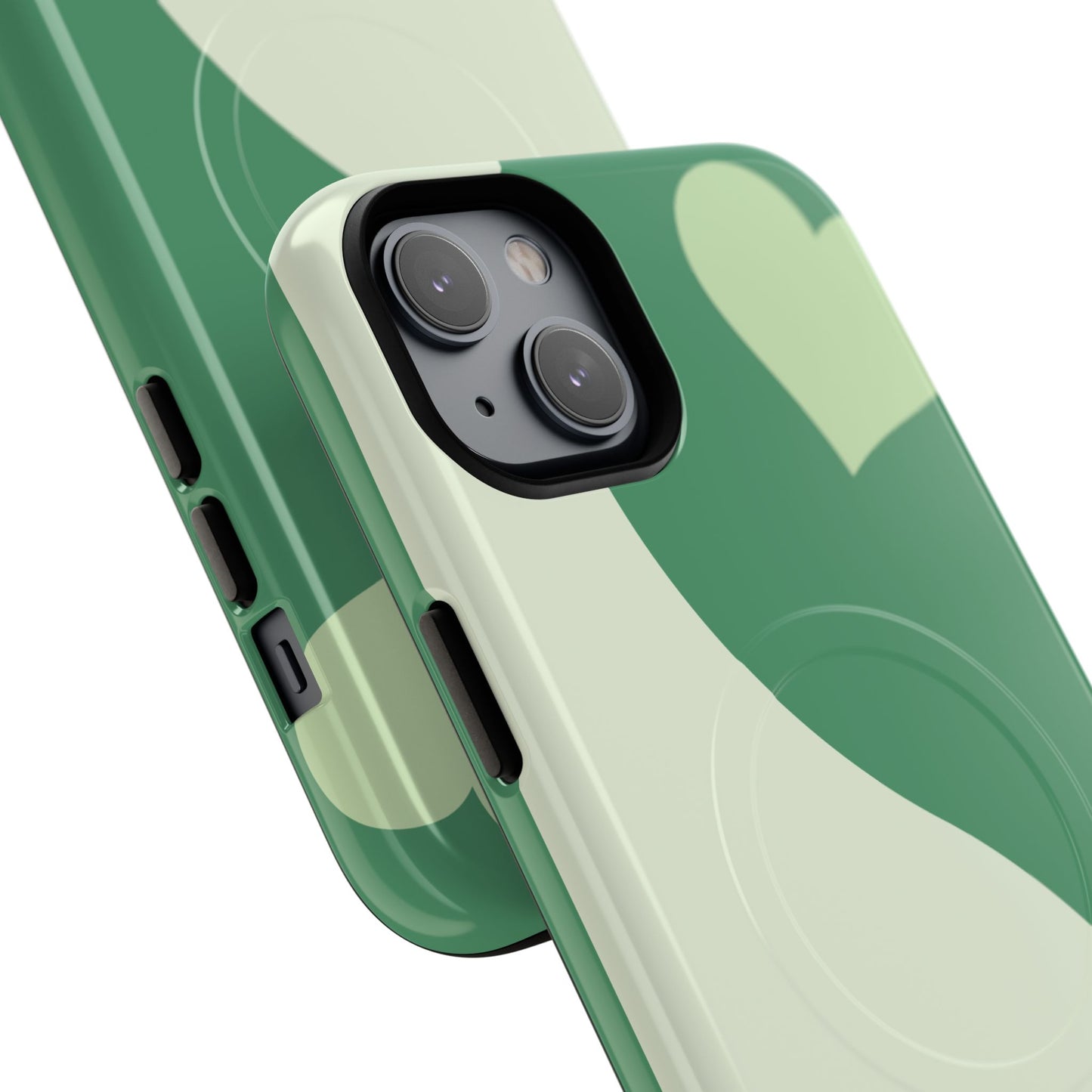 Tough Magnetic iPhone Case with Heart Design, Perfect for Gifts, Valentine's Day, Everyday Use, Stylish Protection, IPhone Cover