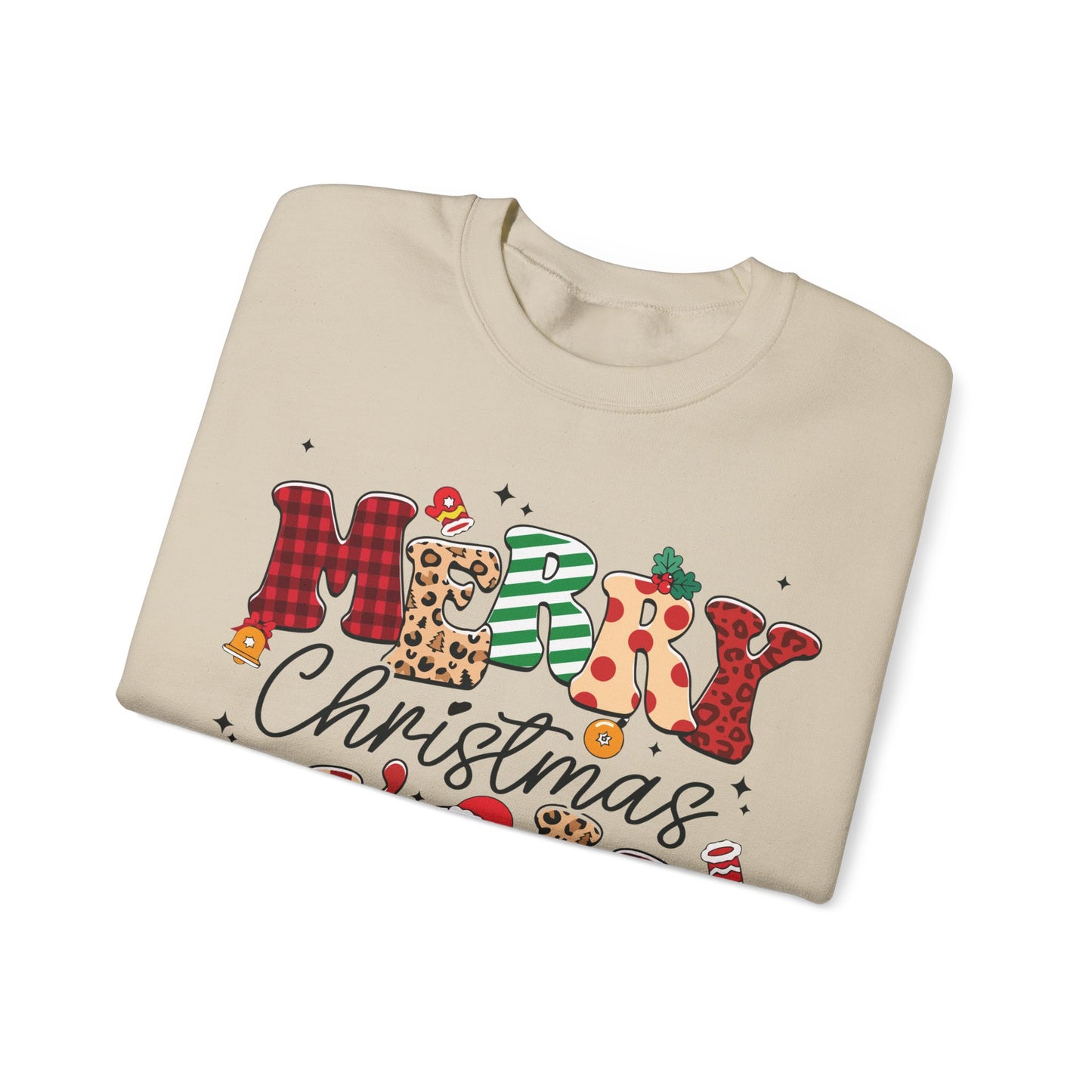 Merry Christmas Unisex Heavy Blend™ Crewneck Sweatshirt
