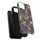 Chromatic Bloom Tough iPhone Magnetic Case, Tough iPhone Cover, Floral iPhone Accessory, Birthday Gift, Elegant Tech Decor, MagSafe Stained Glass Pattern.