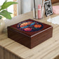 Dragonfly Stained Glass Jewelry Box — Floral Keepsake Gift