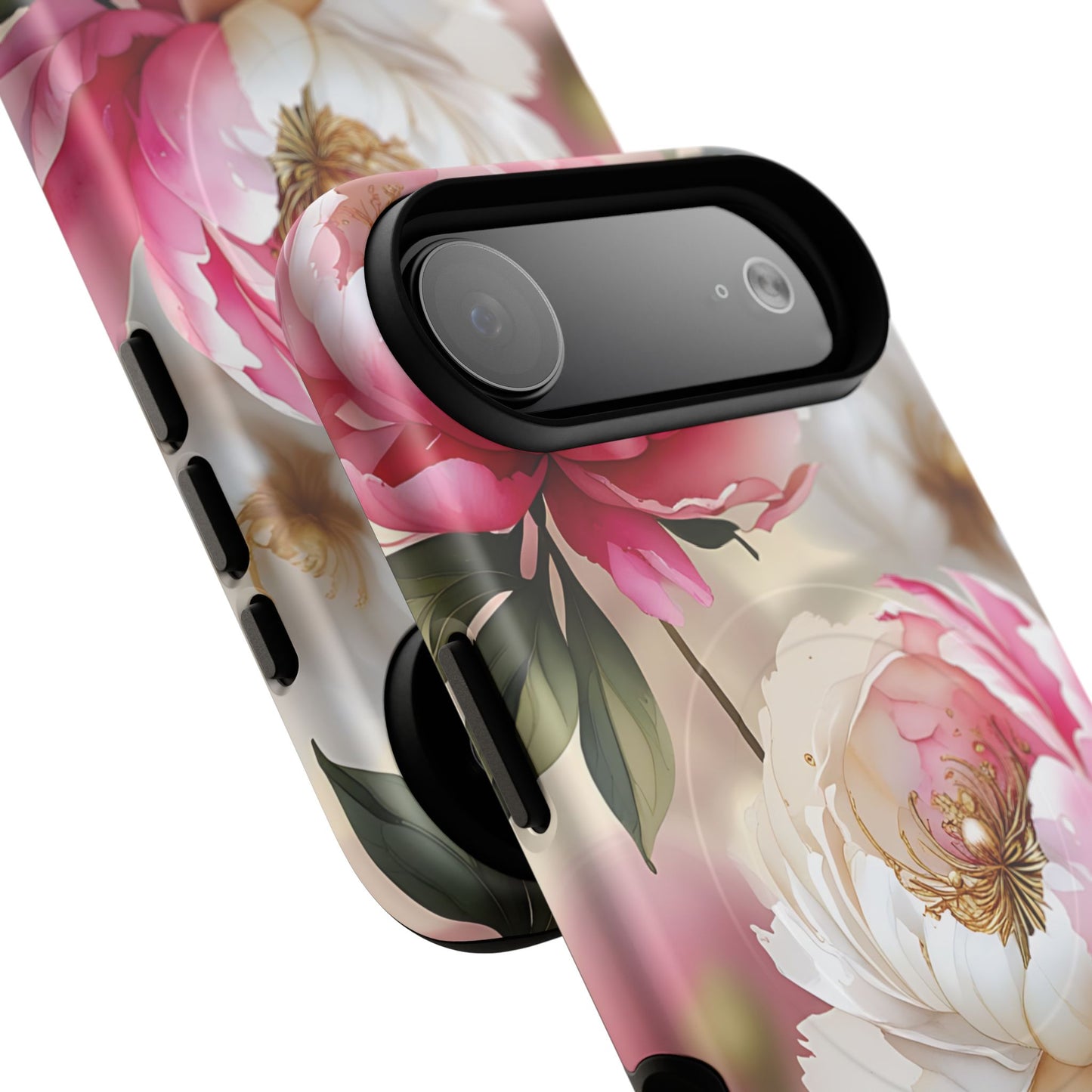 Blooming Petals Tough Magnetic Phone Cases, Elegant Phone Cover, Durable Case for Flower Lovers, Phone Accessories