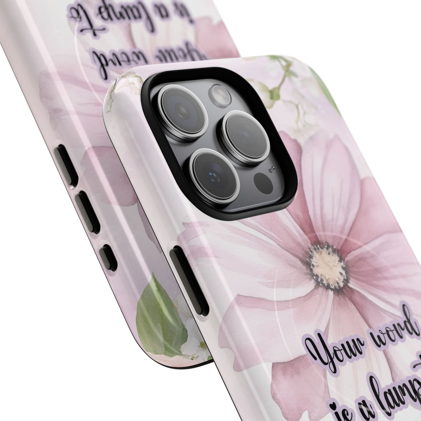 Your Word is a Lamp to My Feet Psalm 119:105 | Inspirational Gift, Tough iPhone Magnetic Case | Scripture, Bible Verse, MagSafe® iPhone® Tough Case, iPhone 14, iPhone 15, iPhone 16, Pro, Pro Max, Plus