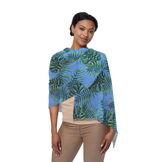 Blue Tropical Bliss Light Scarf