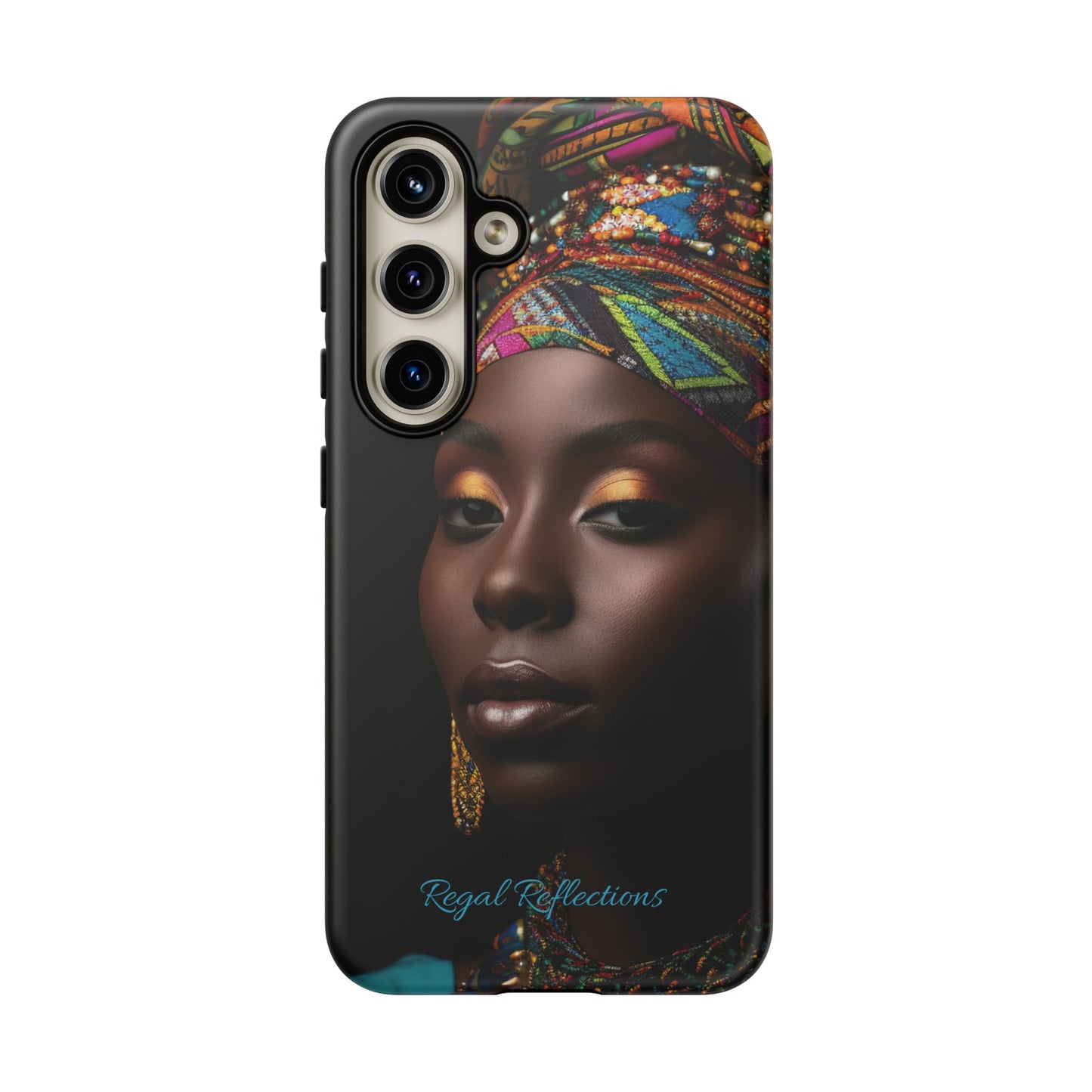 Regal Reflections: African Majesty Samsung Tough Phone Cases