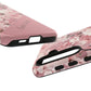 Personalized Cherry Blossom Tough Phone Case — Pink Floral Protective Case for Samsung & Google
